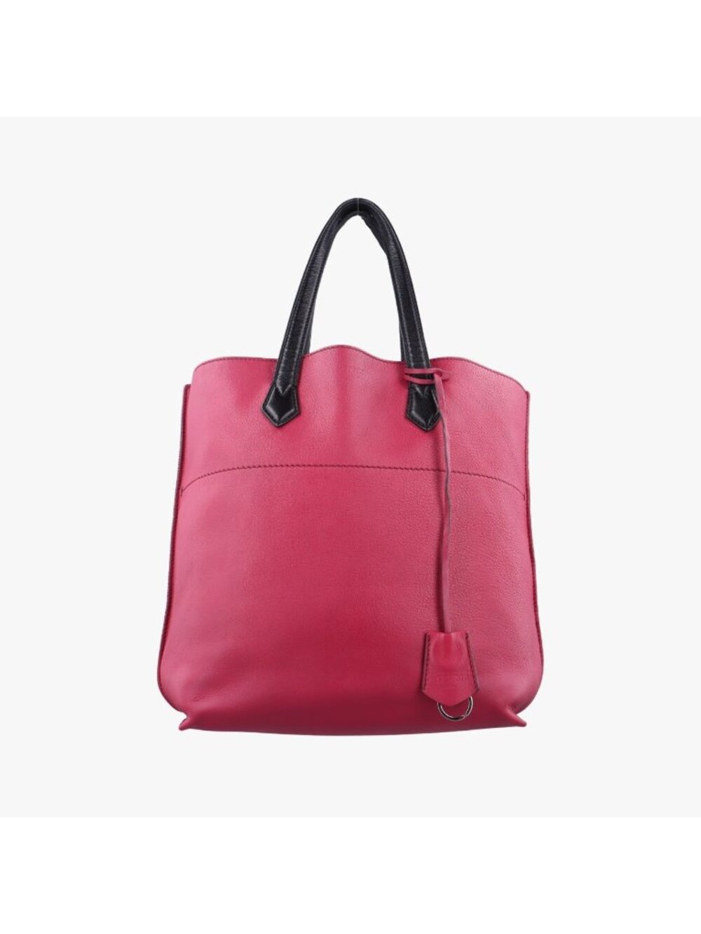 Fendi All in Tote Bag Rose Red Leather